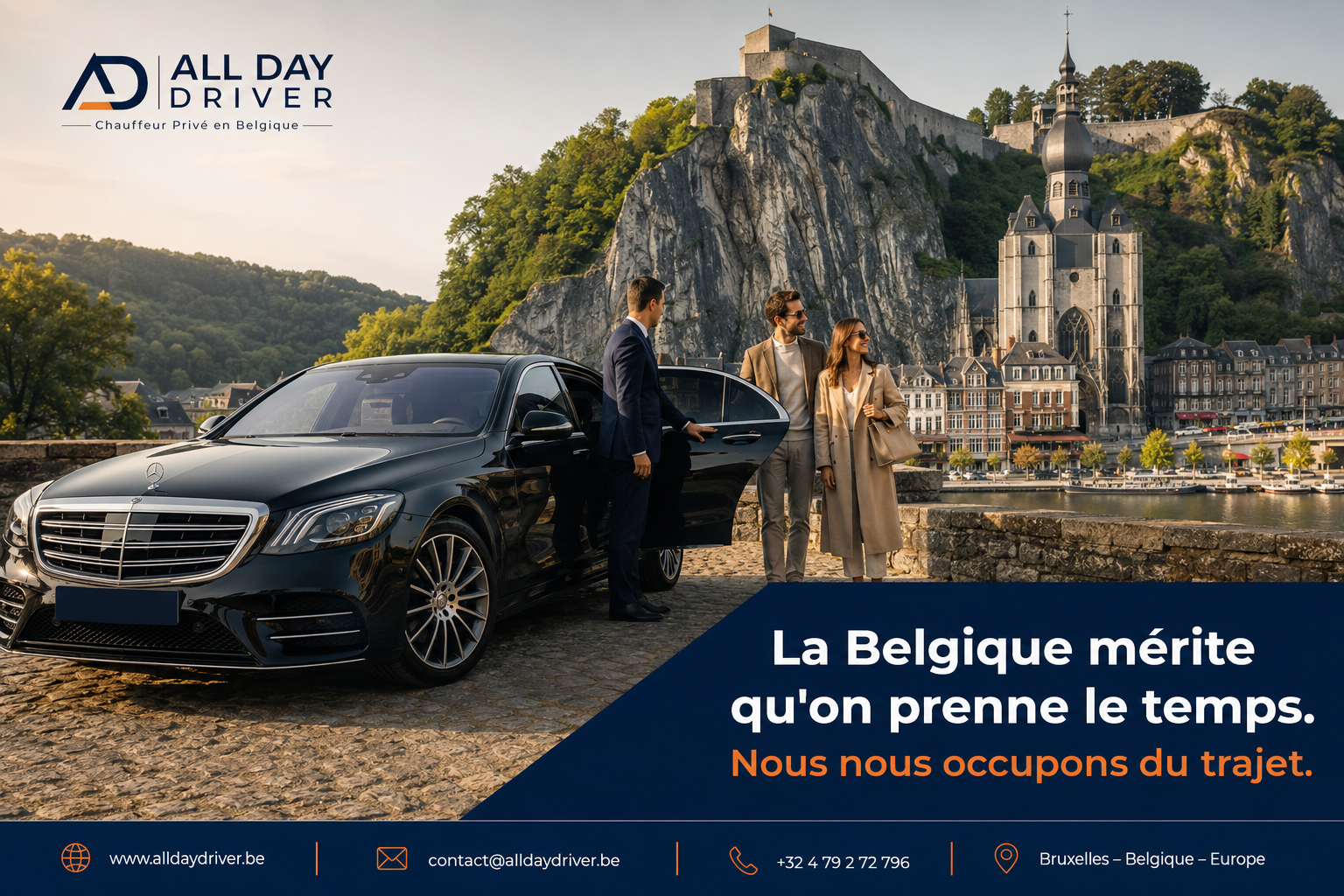 Découvrir la Belgique autrement : pourquoi un chauffeur privé change complètement votre voyage